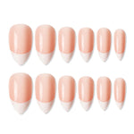 Thumbnail for shills professional reusable press on nails french almond spn737