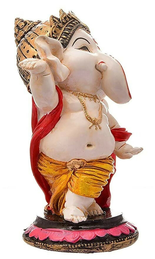 Dequera Polyresin Eco Friendly Lord Ganesha Ganpati Idol - Distacart