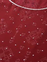 Thumbnail for AURELIA Printed Cape Maxi Cotton Dress