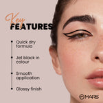 Thumbnail for MARS Cosmetics Glossy Liquid Eyeliner - Black
