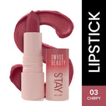 Thumbnail for Swiss Beauty Stay All Day Lipstick - 03 Chirpy