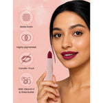 Thumbnail for Swiss Beauty Stay All Day Lipstick - 04 Fancy - Distacart