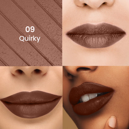 Swiss Beauty Stay All Day Lipstick - 09 Quirky - Distacart