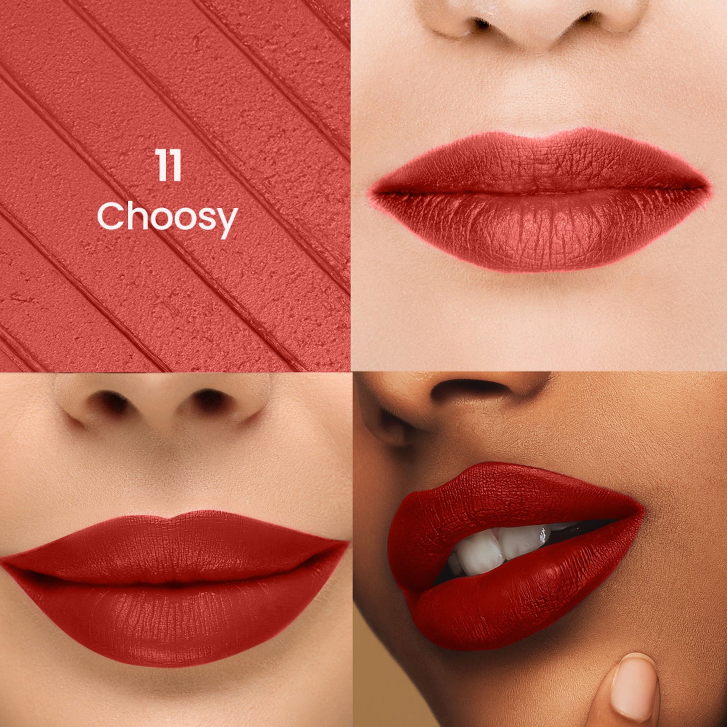 Swiss Beauty Stay All Day Lipstick - 11 Choosy - Distacart
