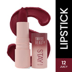 Thumbnail for Swiss Beauty Stay All Day Lipstick - 12 Juicy