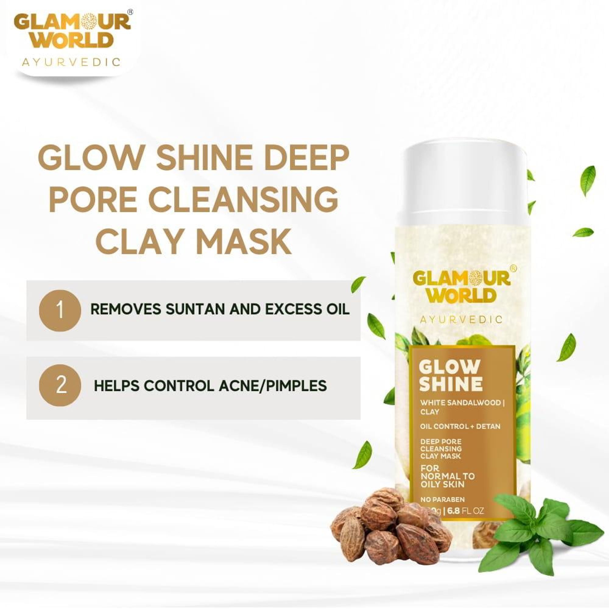 GLAMOUR WORLD AYURVEDIC Glow Shine - Distacart