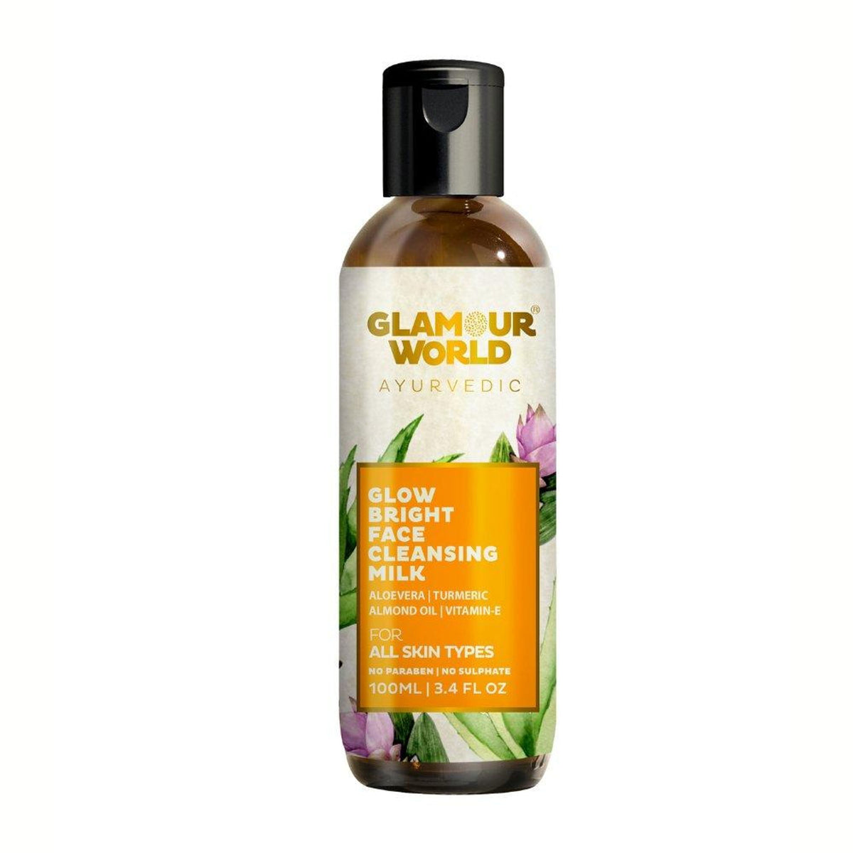 GLAMOUR WORLD AYURVEDIC Glow Bright Face Cleansing Milk