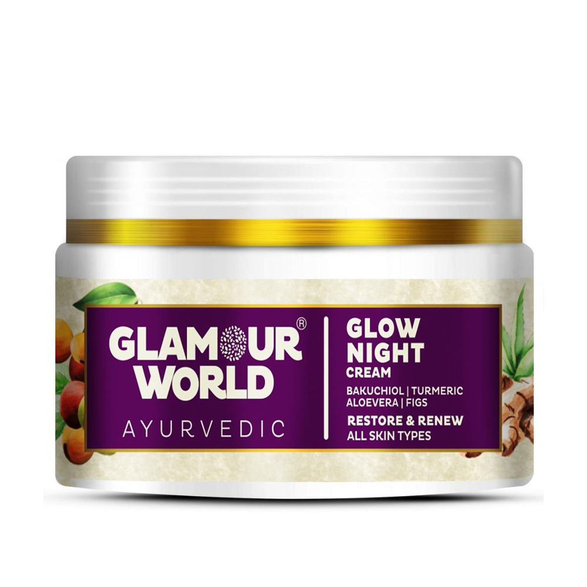 GLAMOUR WORLD AYURVEDIC Glow Night Cream