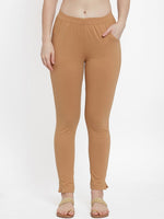 Thumbnail for TAG 7 Women Pack Of 2 Solid Straight-Fit Ankle-Length Leggings - Distacart