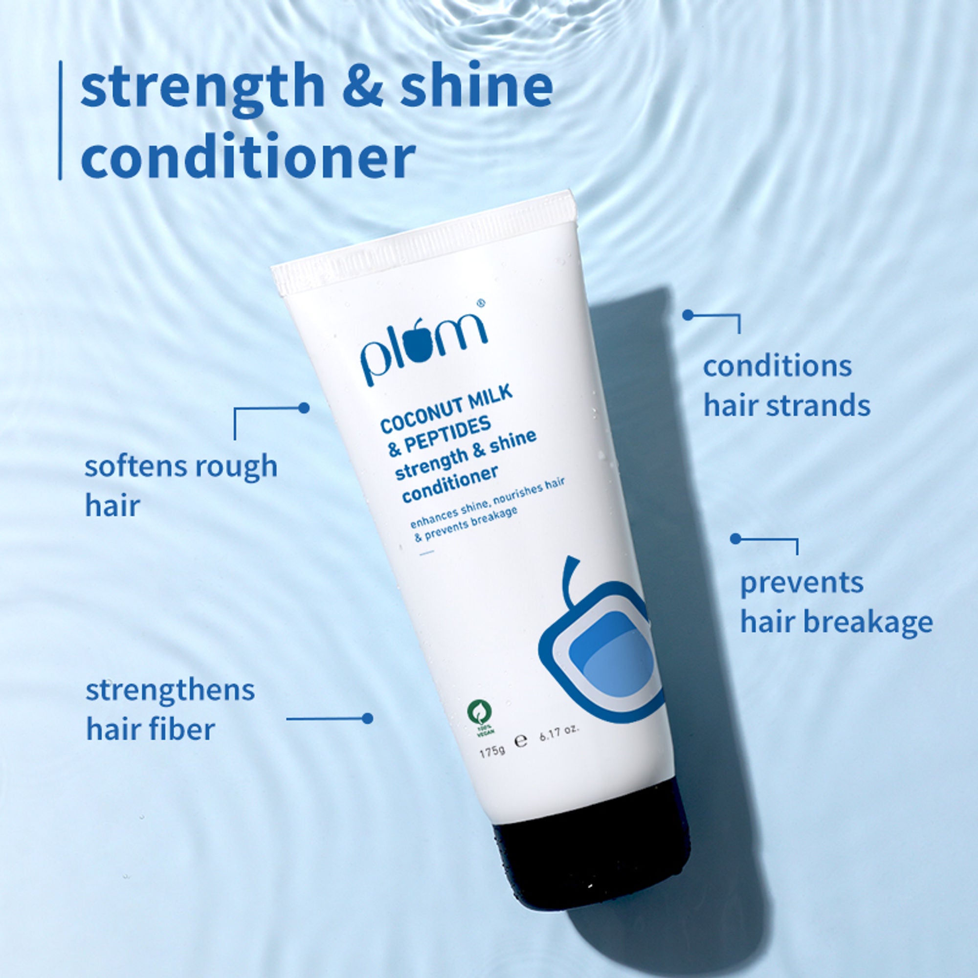 Plum Coconut & Peptides Strength & Shine Combo