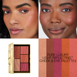 Thumbnail for NARS Pure Luxury Light Reflecting Cheek & Eye Palette   Medium To Deep