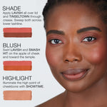 Thumbnail for NARS Pure Luxury Light Reflecting Cheek & Eye Palette   Medium To Deep