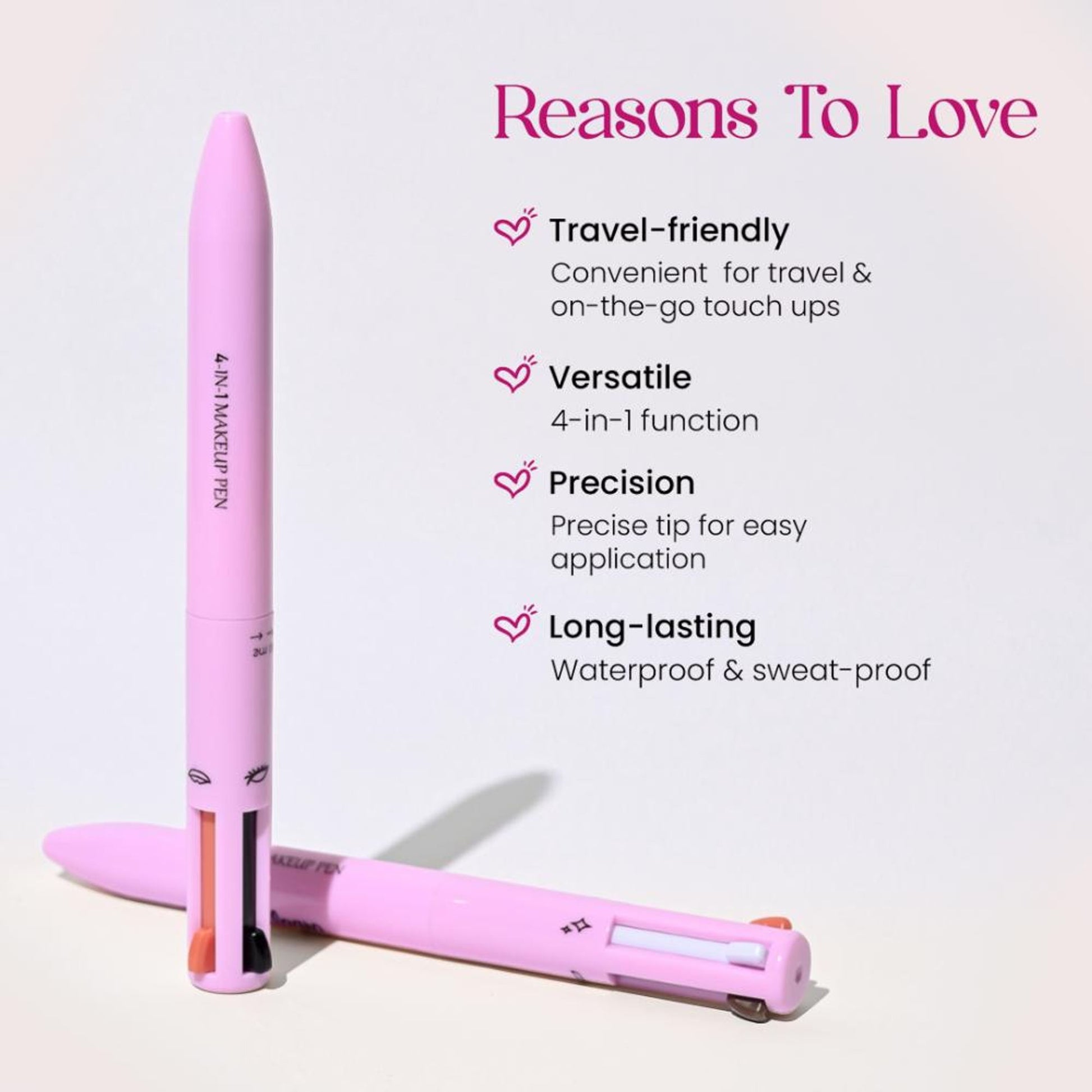 Milagro Beauty On-The-Go 4 In 1 Makeup Pen - Distacart