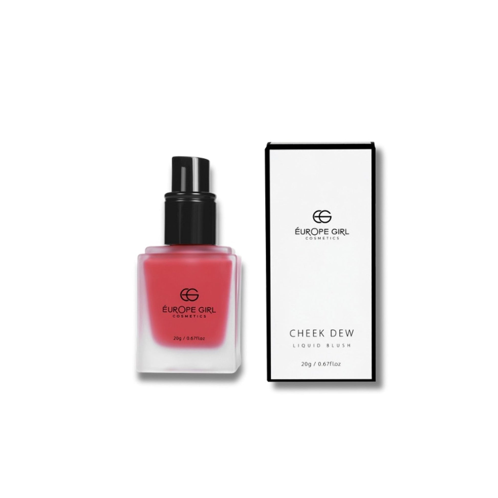 Europe Girl Cheek Dew Liquid Blush - EG-02 Cherry - Distacart