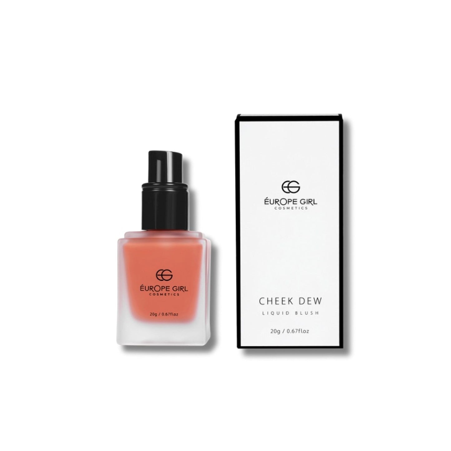 Europe Girl Cheek Dew Liquid Blush - EG-04 Coral - Distacart
