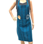 Thumbnail for Pixel Home Decor Cotton Apron With Front Pocket-Blue Stripe Apron - Dista