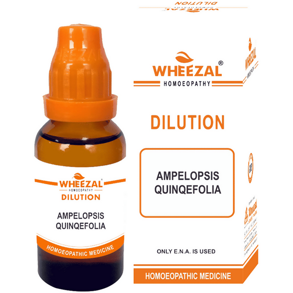 Wheezal Homeopathy Ampelopsis Quinquefolia Dilution - Distacart