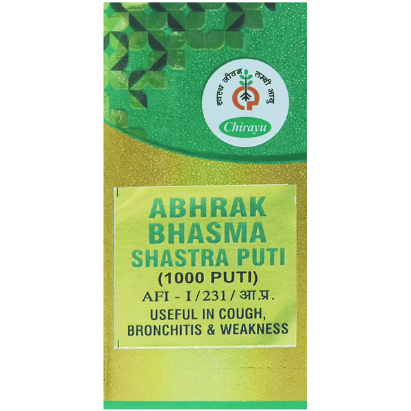 Chirayu Abhrak Bhasma Shastra 1000 Putti