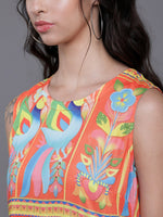 Thumbnail for Aks Ethnic Motifs Printed Anarkali Tiered Kurta - Distacart