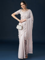 Thumbnail for kasee Sequinned Embellished Saree - Distacart