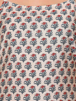 Thumbnail for Ode by House of Pataudi Floral Printed Straight Kurta with Palazzos - Distacart