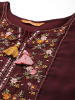 Thumbnail for Indo Era Women Floral Embroidered Regular Sequinned Kurta with Trousers & With Dupatta