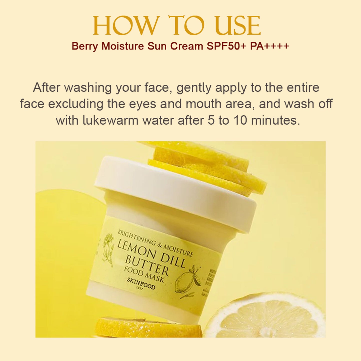 Skinfood Lemon Dill Butter Food Mask - Distacart