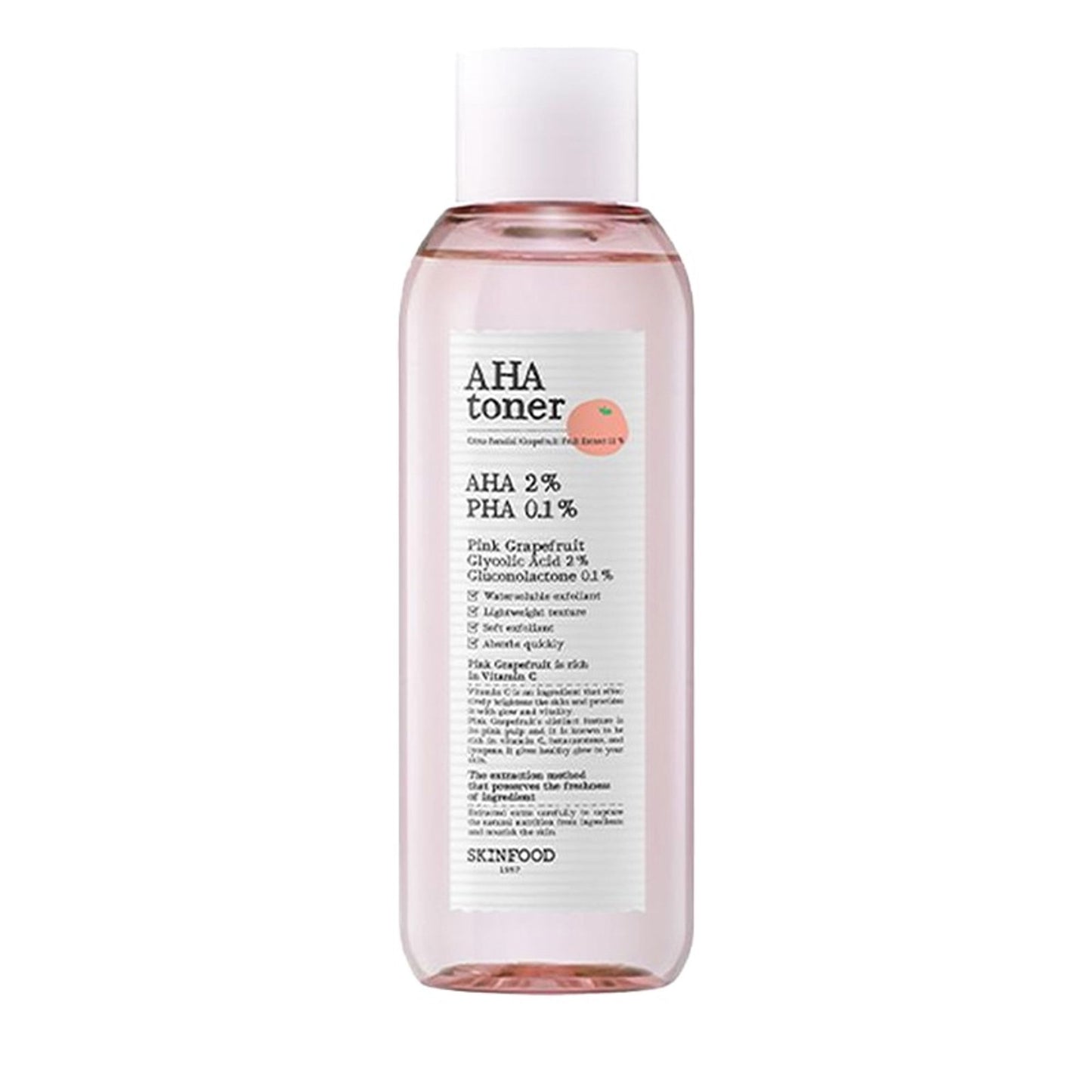Skinfood Pink Grapefruit Aha Toner - Distacart