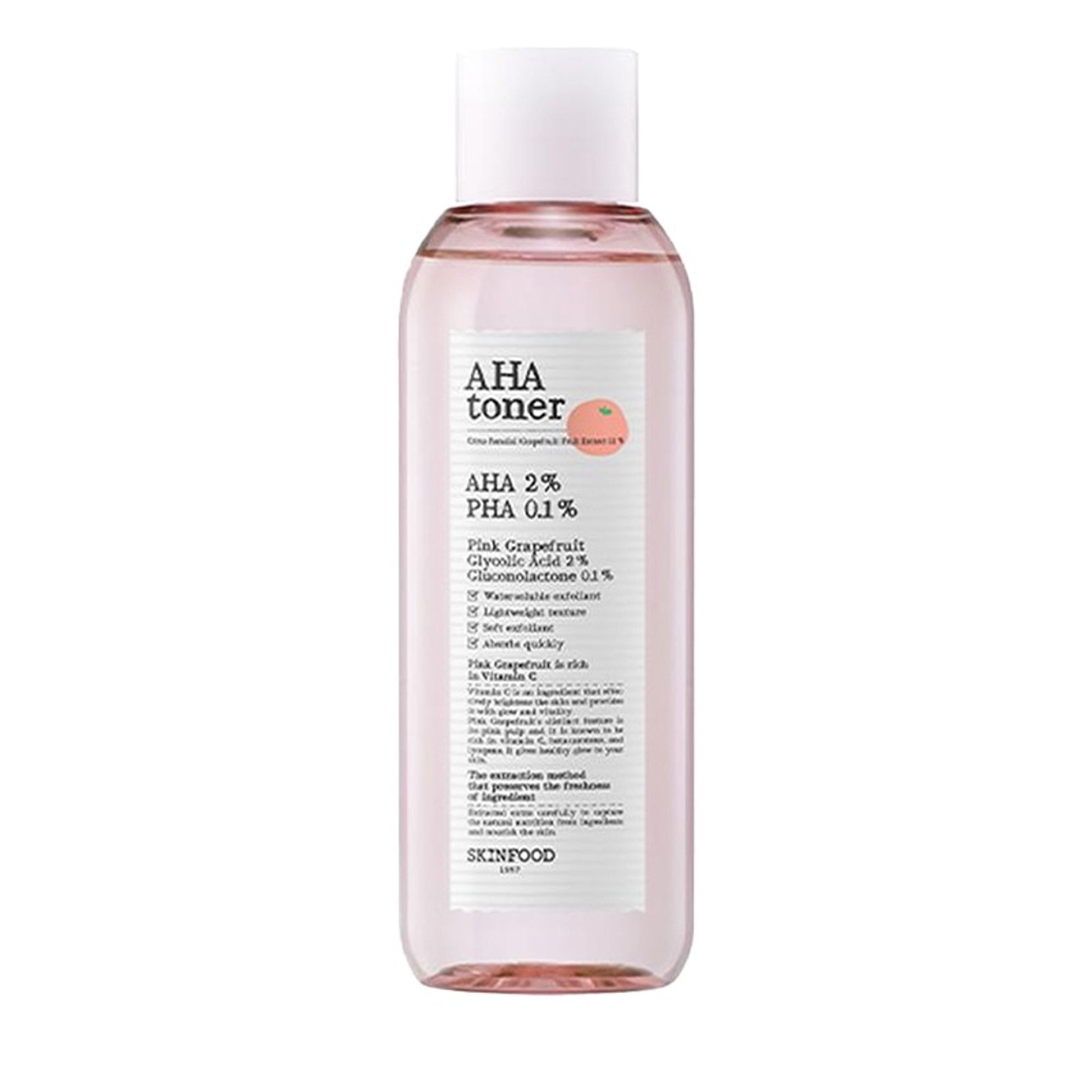 Skinfood Pink Grapefruit Aha Toner - Distacart
