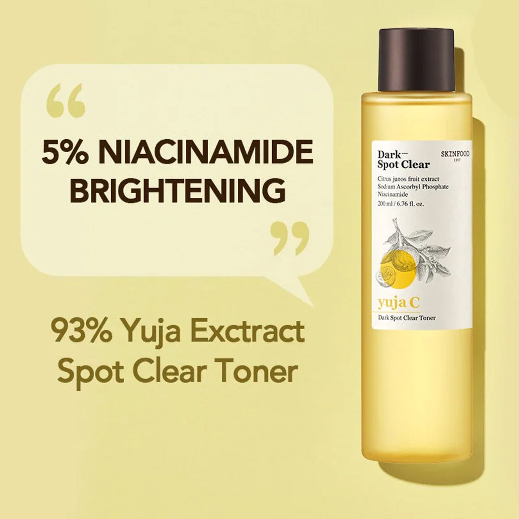 Skinfood Yuja C Dark Spot Clear Toner - Distacart