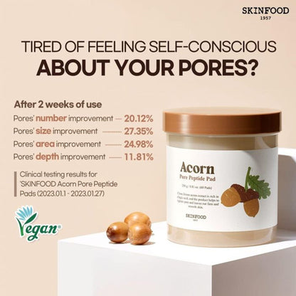 Skinfood Acorn Pore Peptide Pad - Distacart