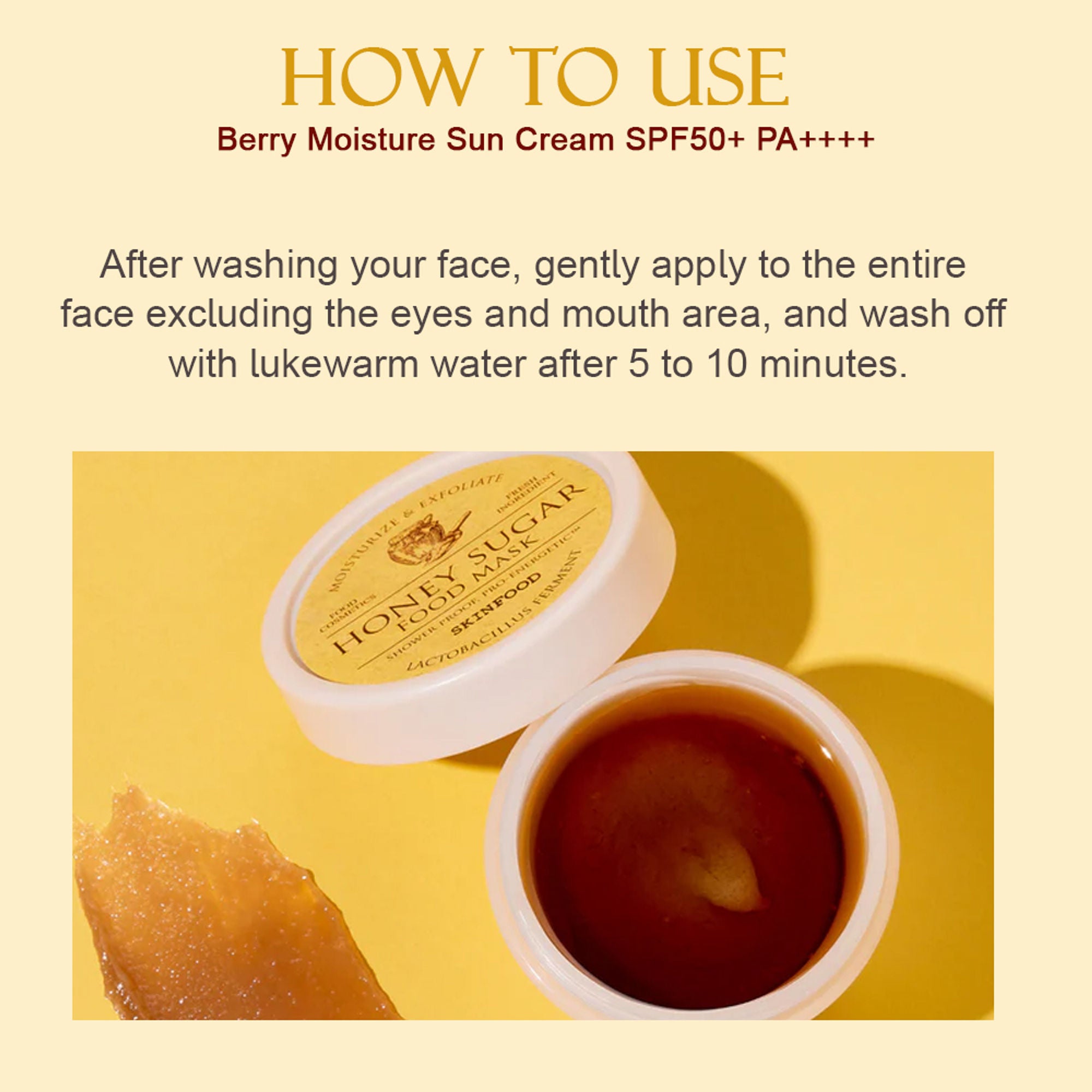 Skinfood Honey Sugar Food Mask - Distacart