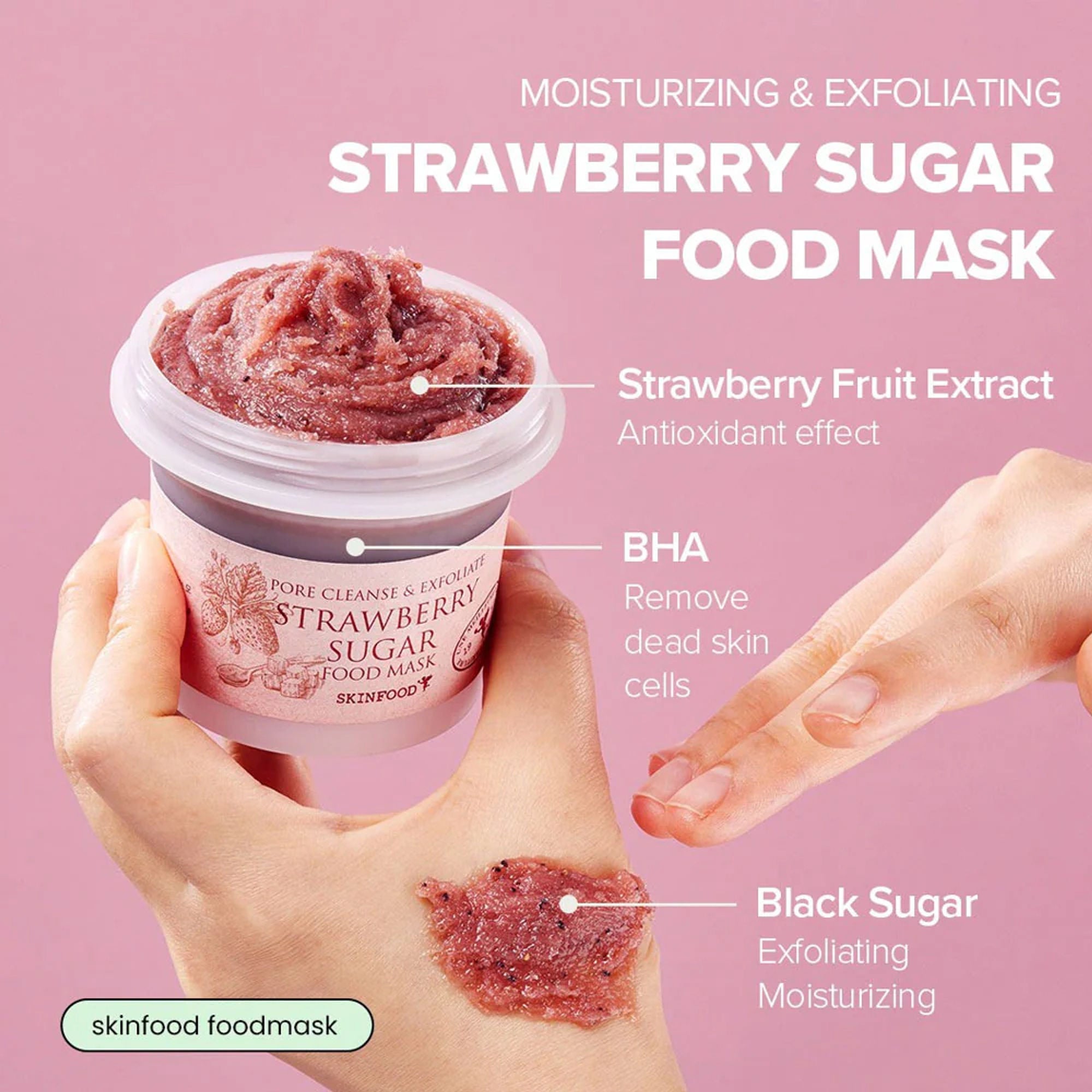 Skinfood Strawberry Sugar Food Mask - Distacart