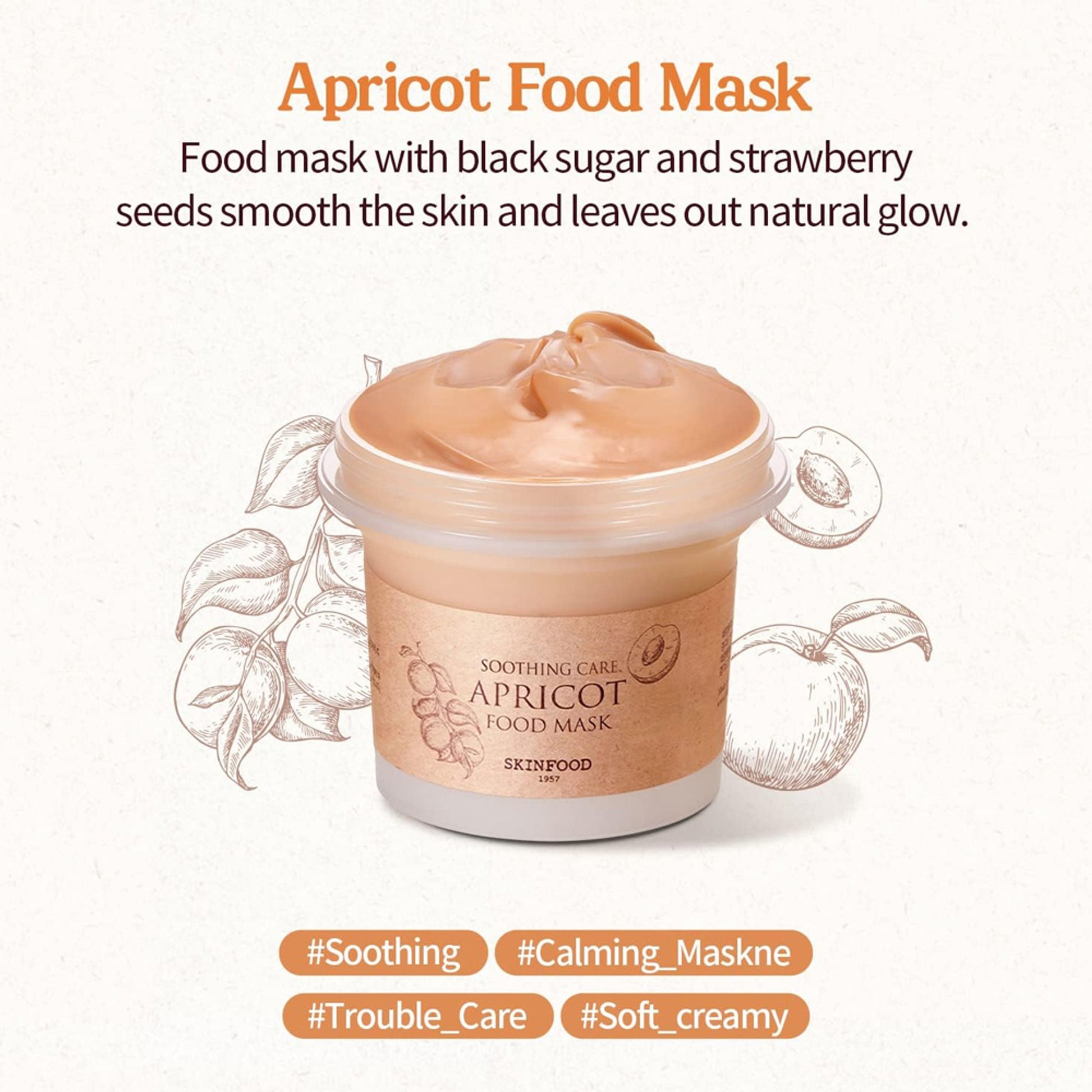 Skinfood Apricot Food Mask - Distacart