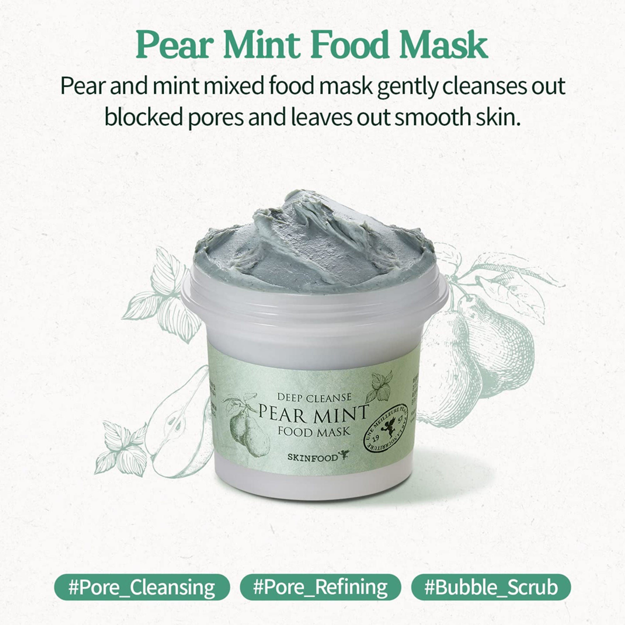 Skinfood Pear Mint Food Mask - Distacart