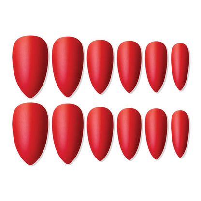 shills professional reusable press on nails sharp almond spn683