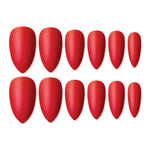 Thumbnail for shills professional reusable press on nails sharp almond spn683