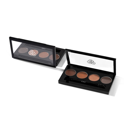 PAC Studio SuperBrowww Palette X4 01 Arch My Brows -Cream & Powder Formula Natural Shades Seamless Blending - Distacart
