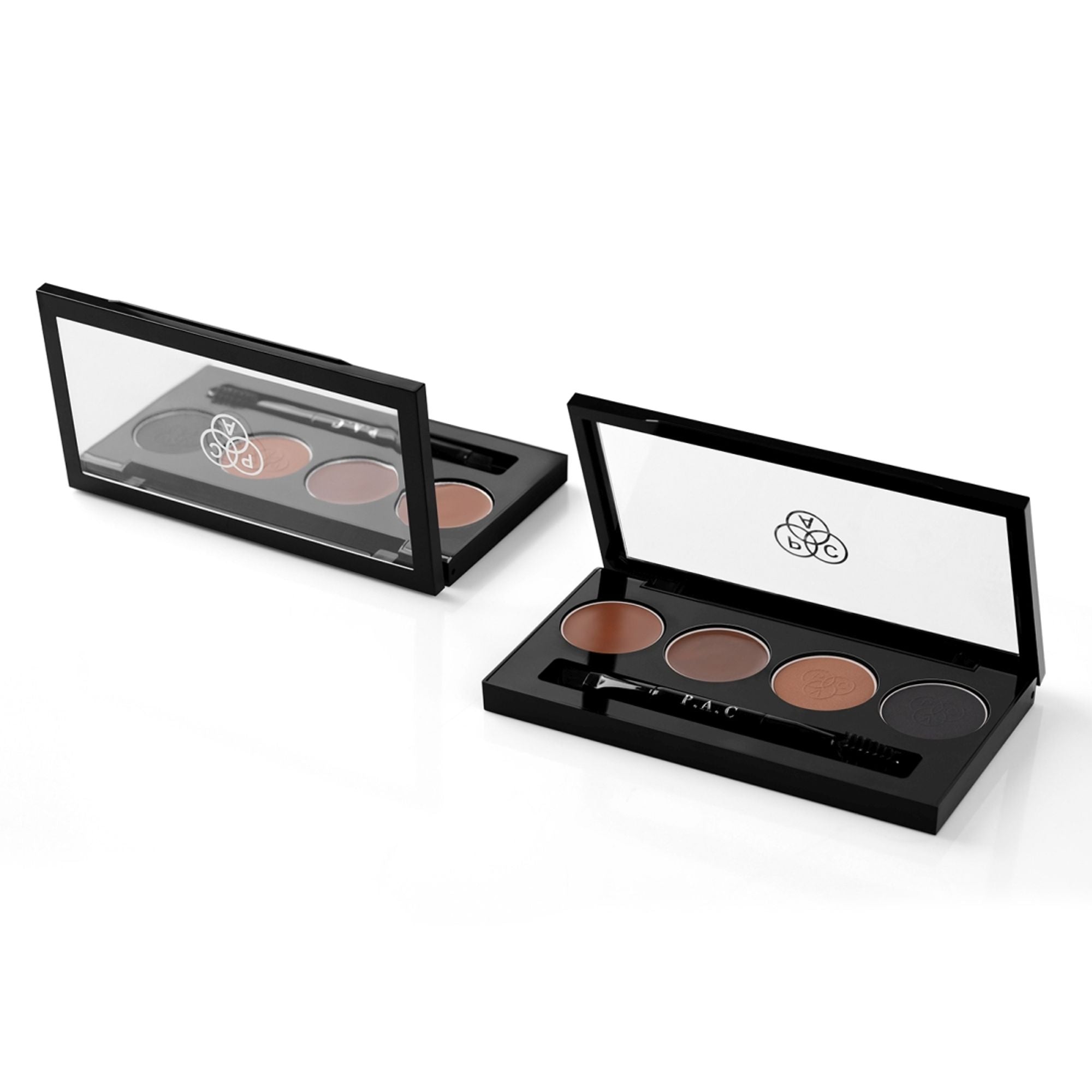 PAC Studio SuperBrowww Palette X4 02 Brow Binge - Cream & Powder Formula, Natural Shades, Seamless Blending - Distacart