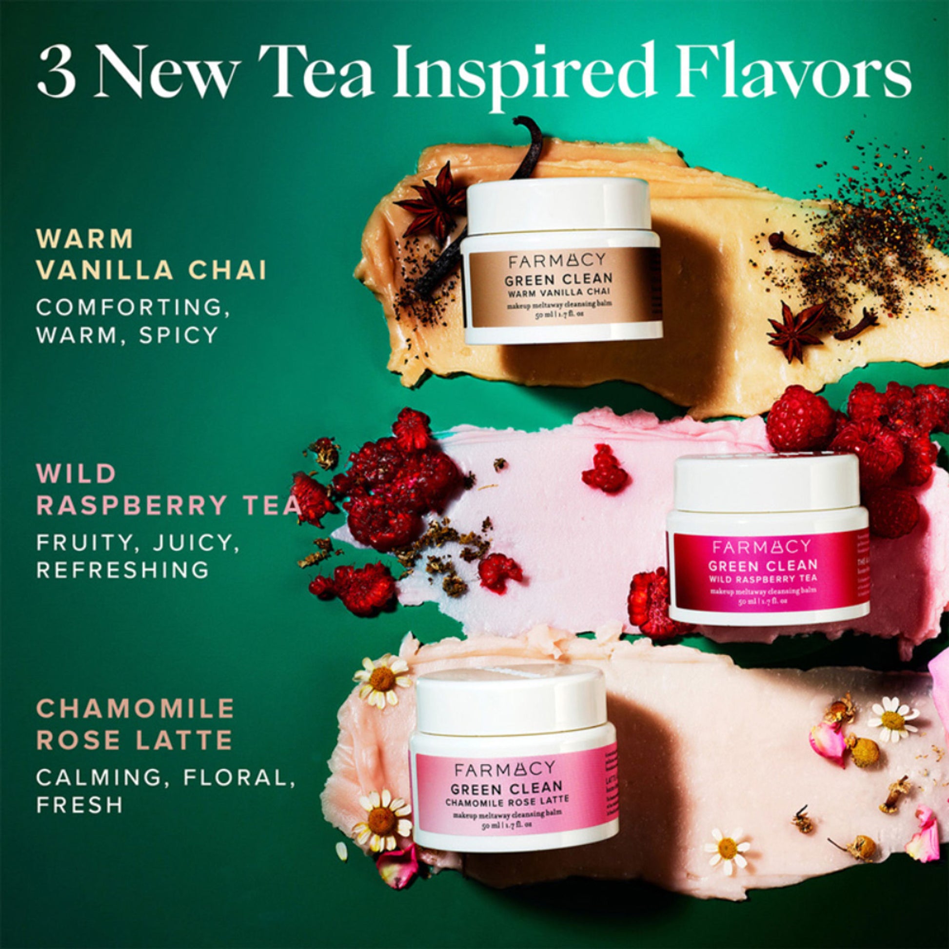 Farmacy Beauty Grean Clean Tea Harvest Trio - Distacart