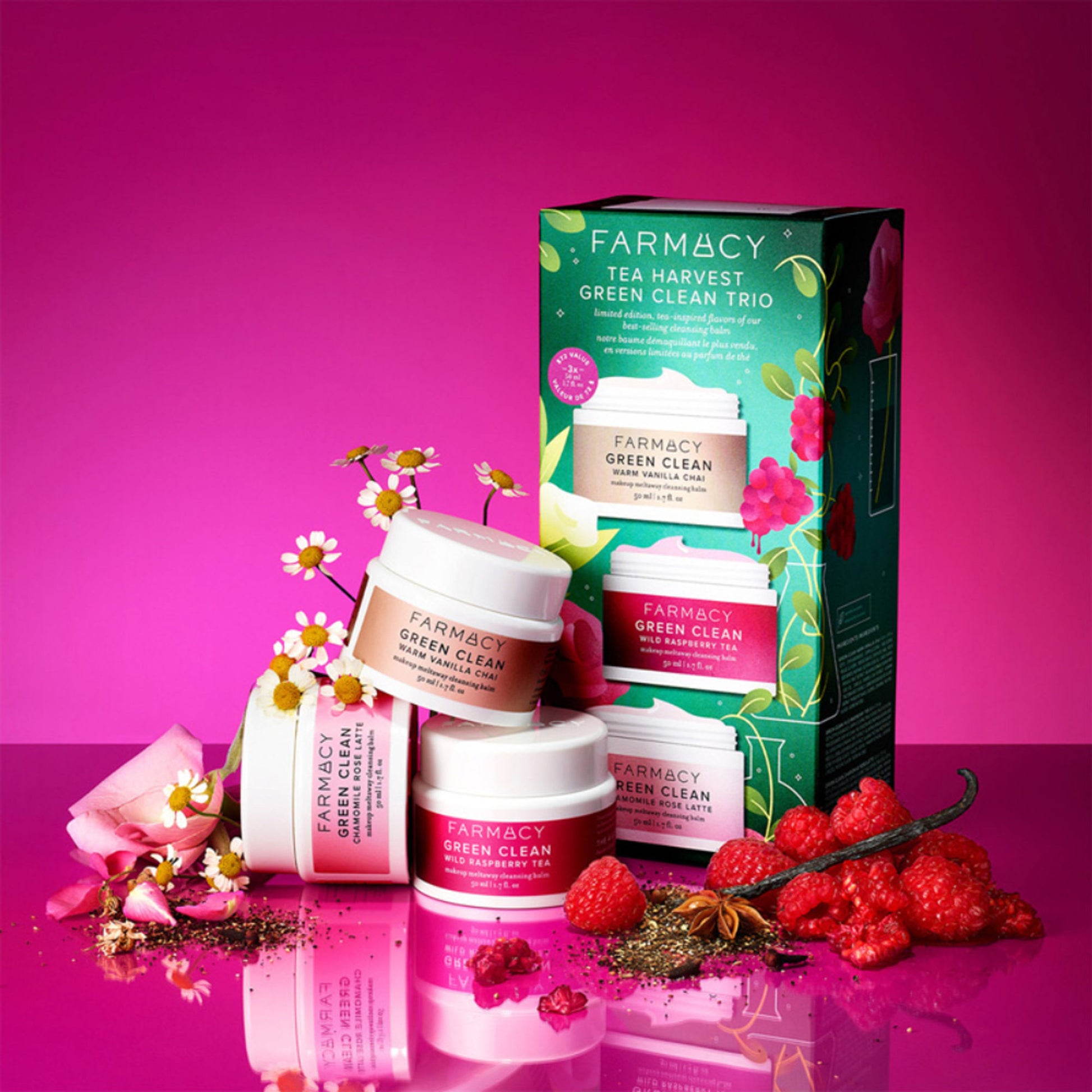 Farmacy Beauty Grean Clean Tea Harvest Trio - Distacart