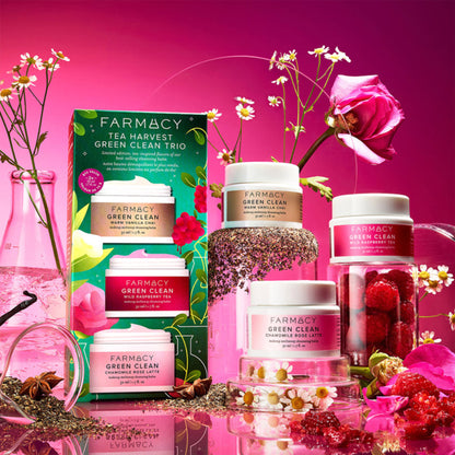 Farmacy Beauty Grean Clean Tea Harvest Trio - Distacart