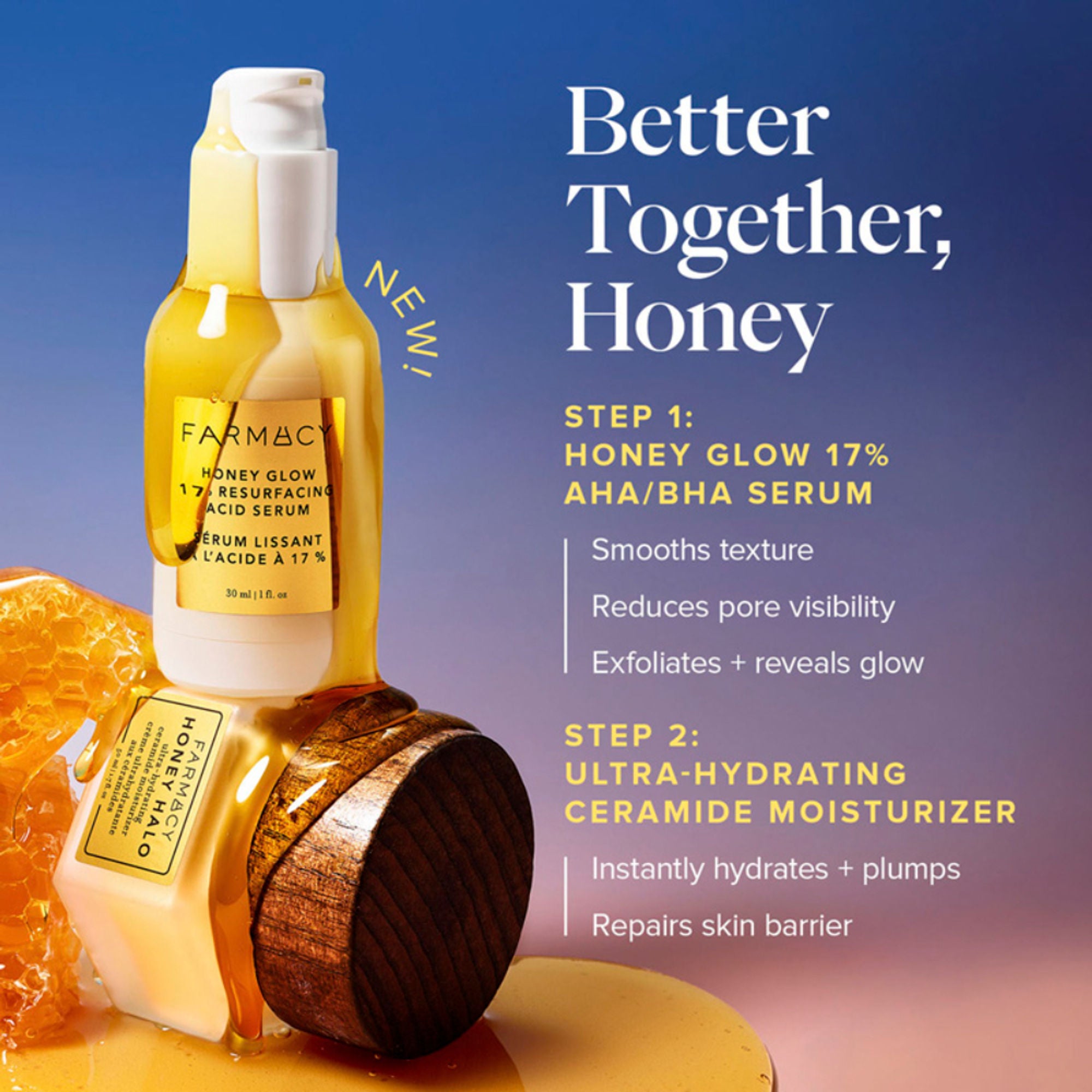 Farmacy Beauty Honey Glow 17% Resurfacing Acid Serum