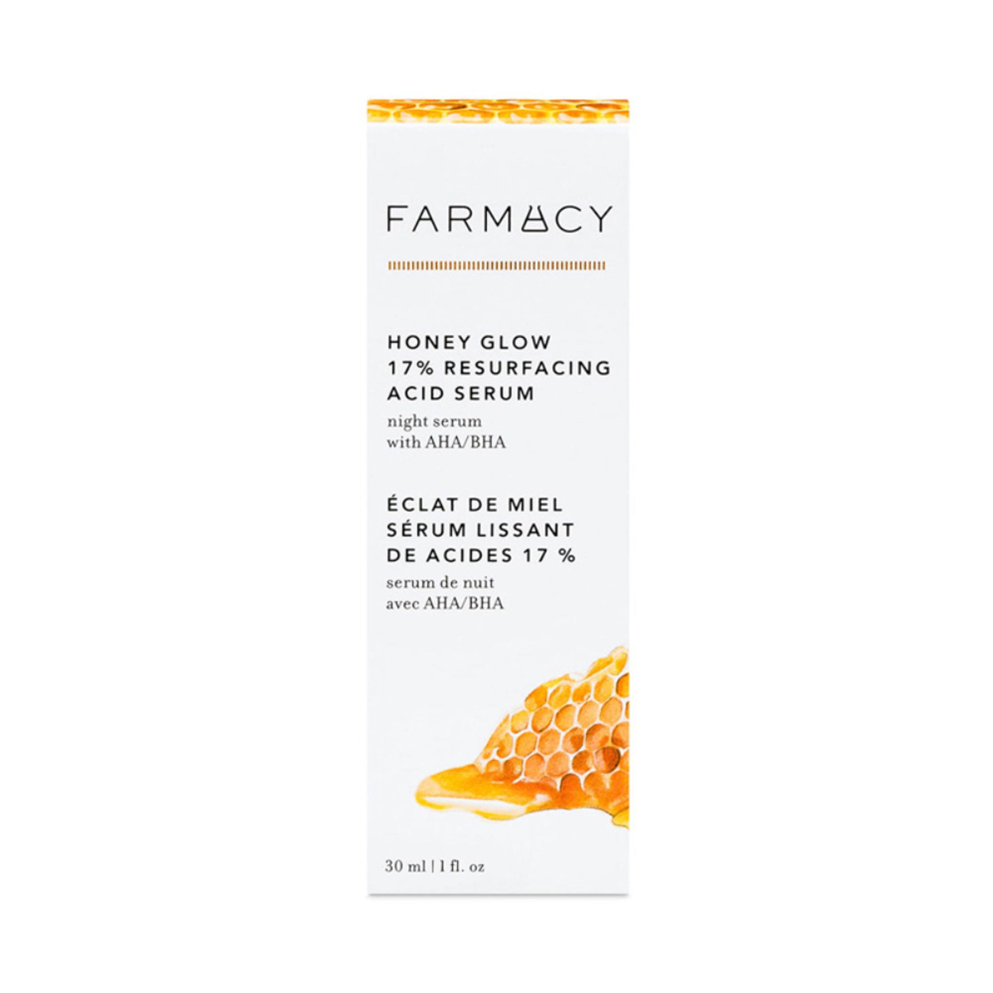 Farmacy Beauty Honey Glow 17% Resurfacing Acid Serum - Distacart