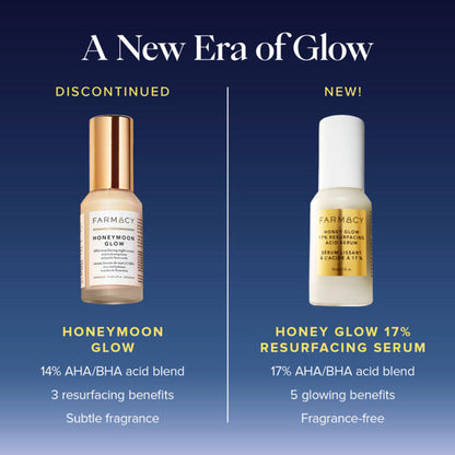 Farmacy Beauty Honey Glow 17% Resurfacing Acid Serum - Distacart