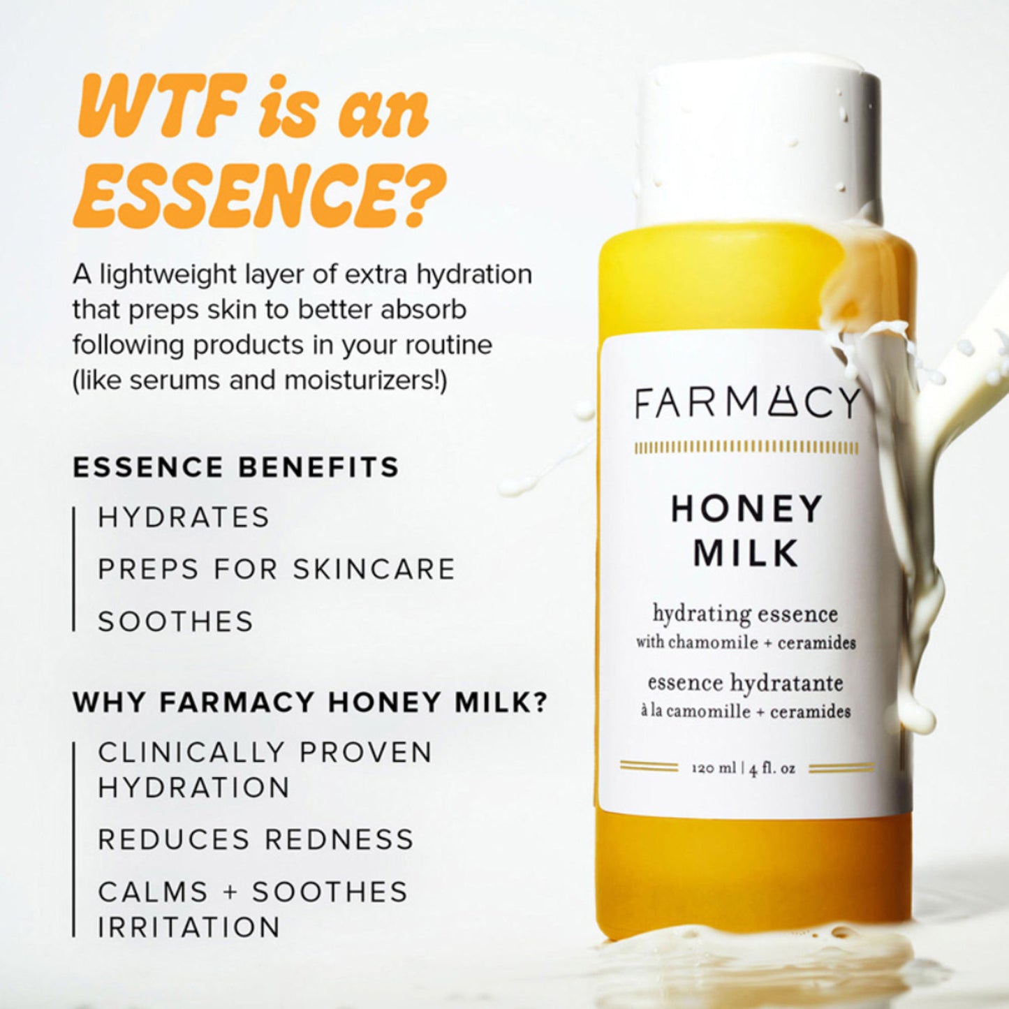 Farmacy Beauty Honey Milk Hydrating Essence - Distacart