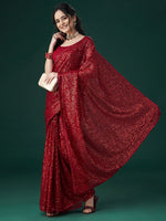 Thumbnail for kasee Embellished Sequinned Saree