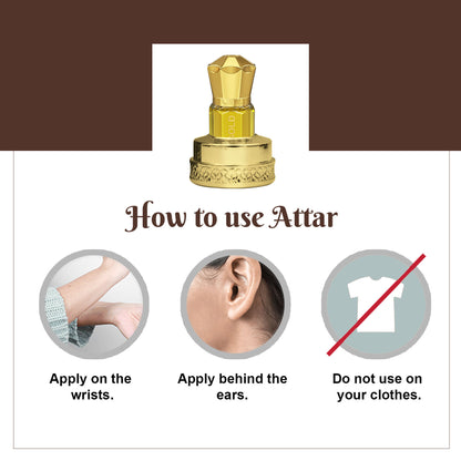 Ajmal India Coco Gold Attar Concentrated Perfume For Her - Dista