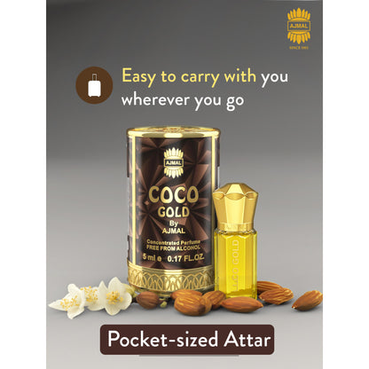 Ajmal India Coco Gold Attar Concentrated Perfume For Her - Dista