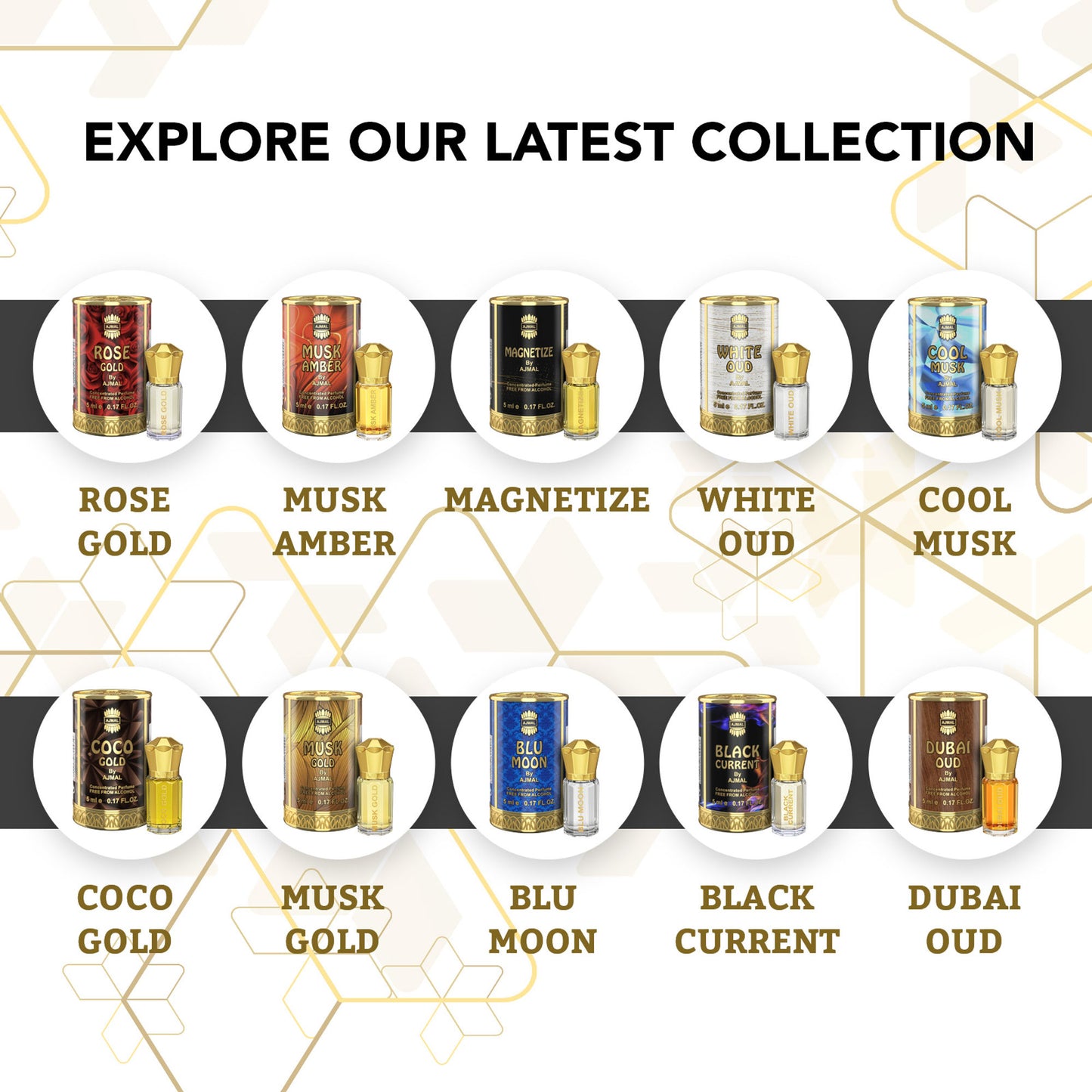 Ajmal India Magnetize Attar Concentrated Perfume For Him - Dista